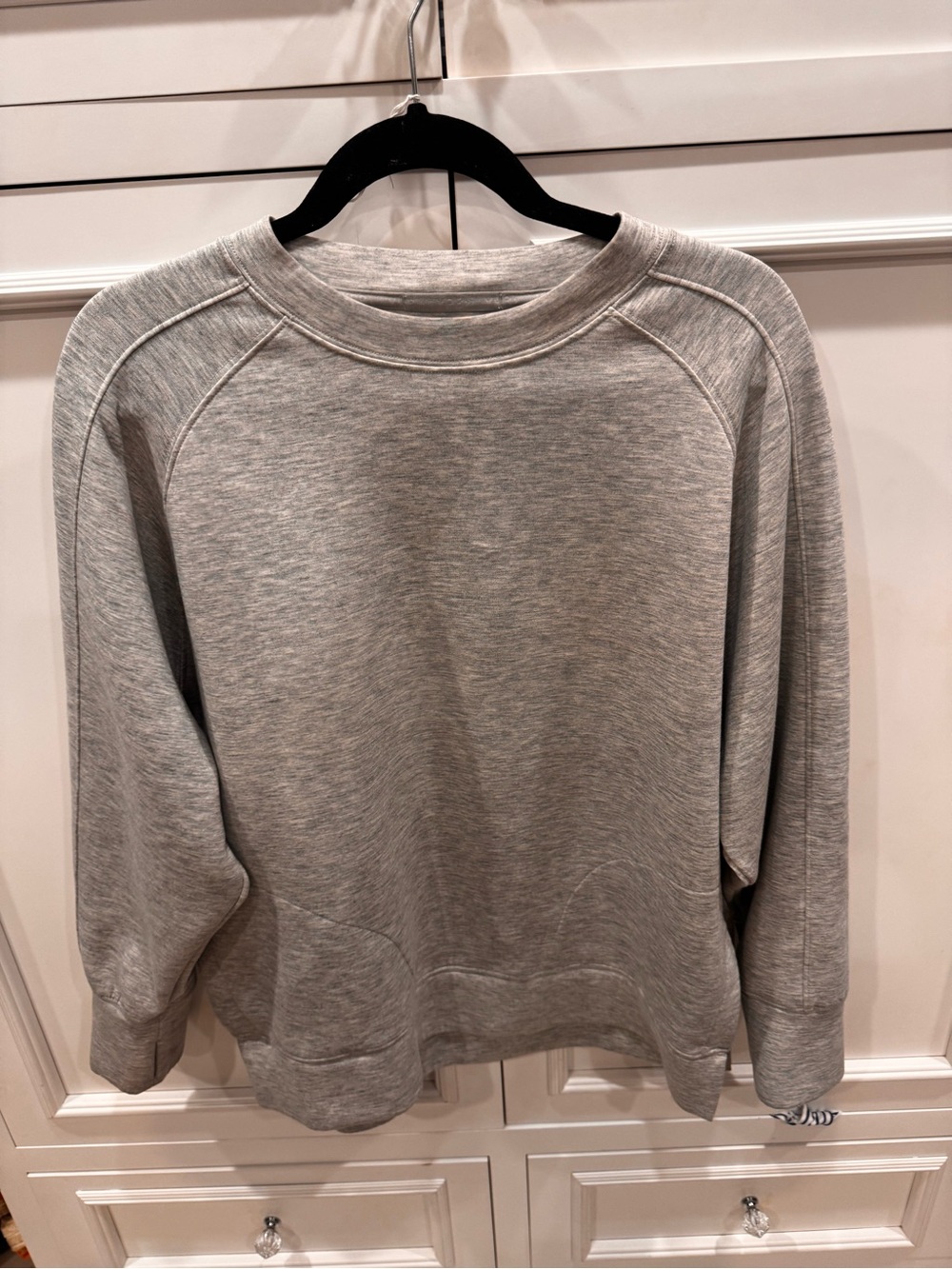 Women's Heather Gray Crewneck Sweatshirt